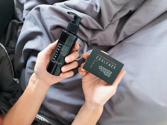 Comparison between Kayman Beauty CoalFace Soap & CoalFace Cleanser.