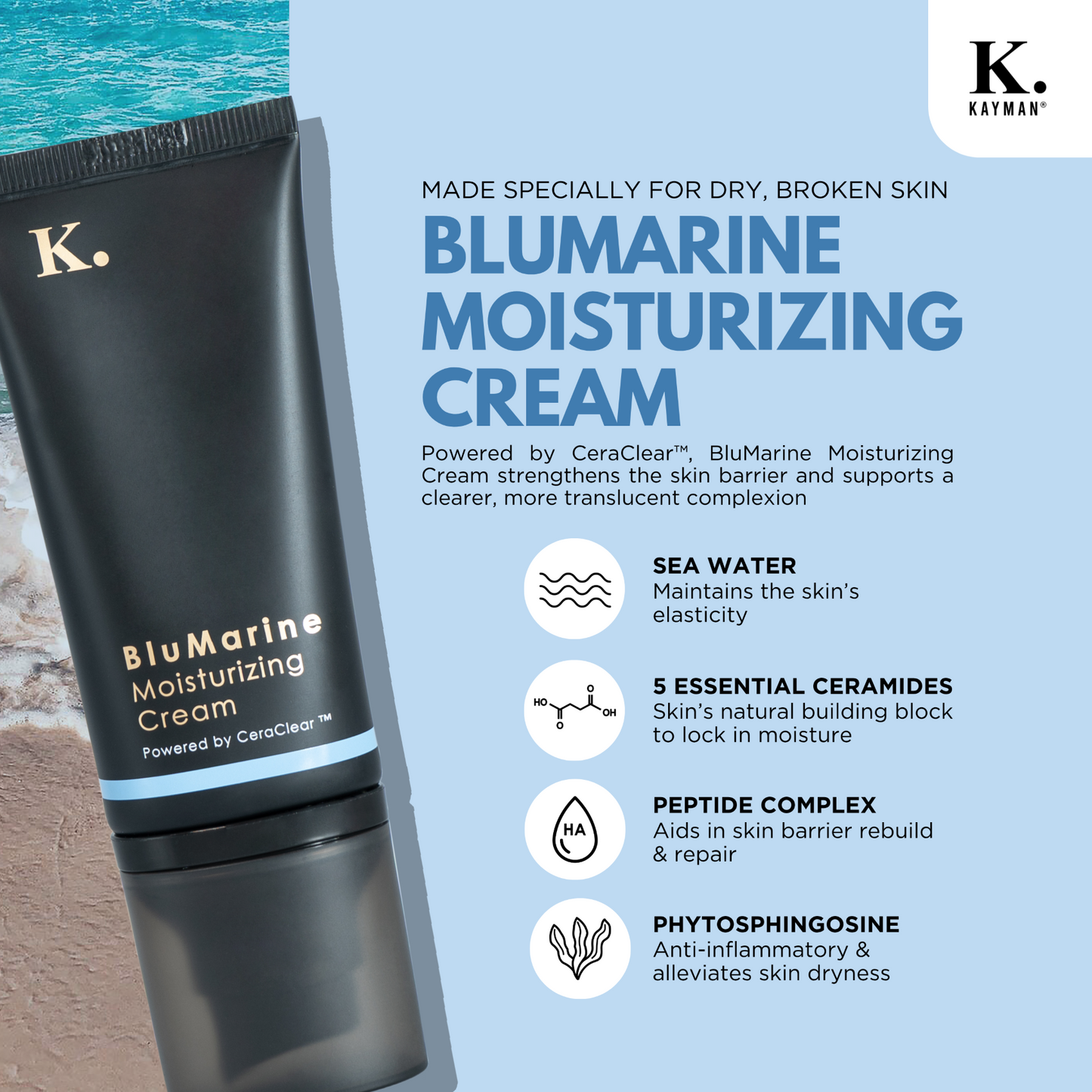 BluMarine Moisturizing Cream (50ml)