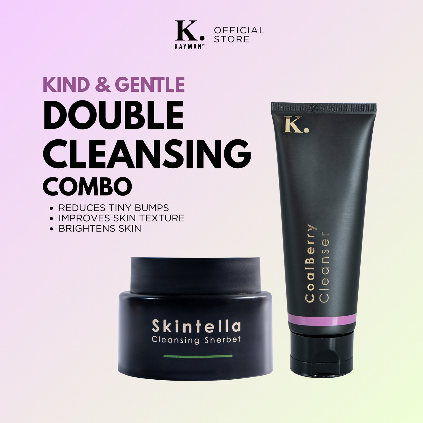 [COMBO] Kind & Gentle Double Cleansing Combo (SCS+CBC)