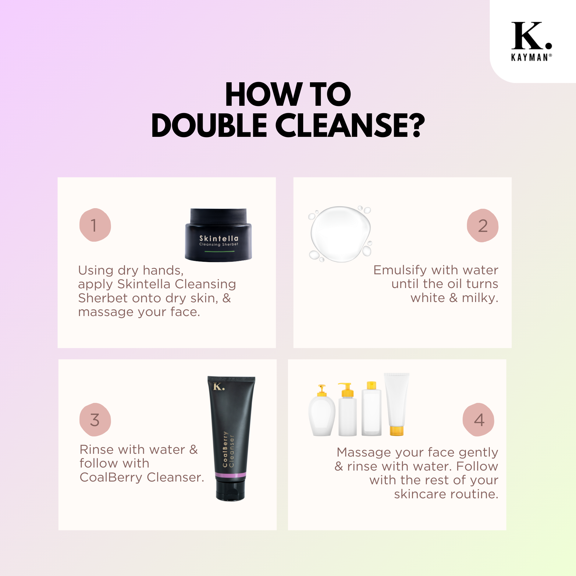 [COMBO] Kind & Gentle Double Cleansing Combo (SCS+CBC)