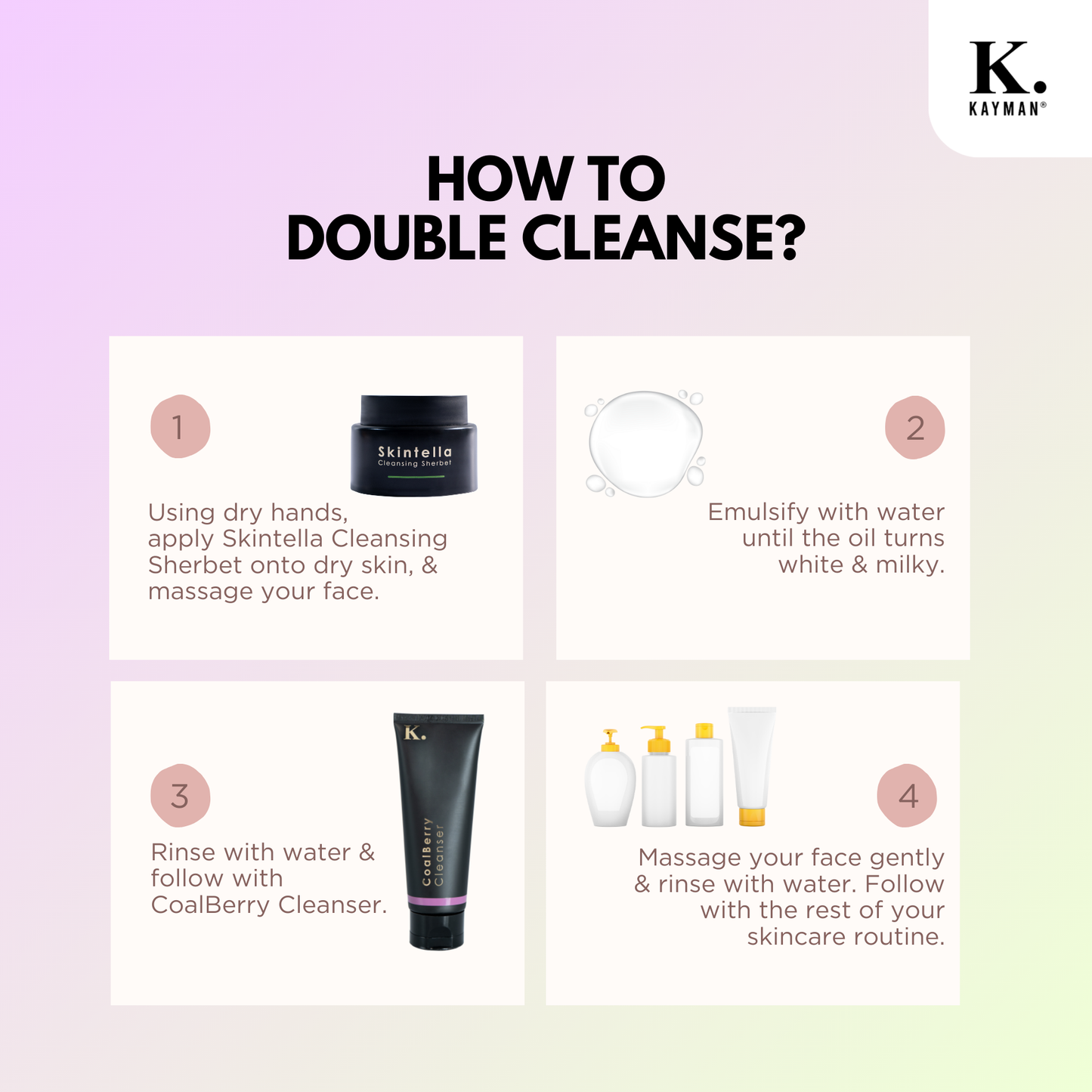 [COMBO] Kind & Gentle Double Cleansing Combo (SCS+CBC)