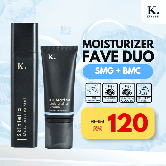 [6.6 DUO] Kayman Combo Skintella Moisturizing Gel + BluMarine Moisturizing Cream