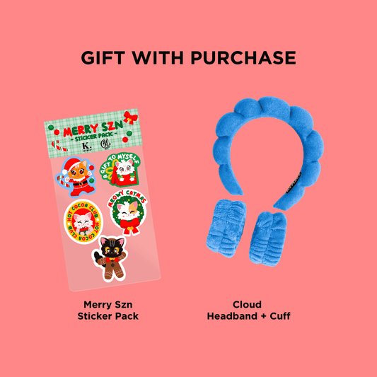 [GWP] Merry Szn Sticker Pack + Cloud Headband & Cuff